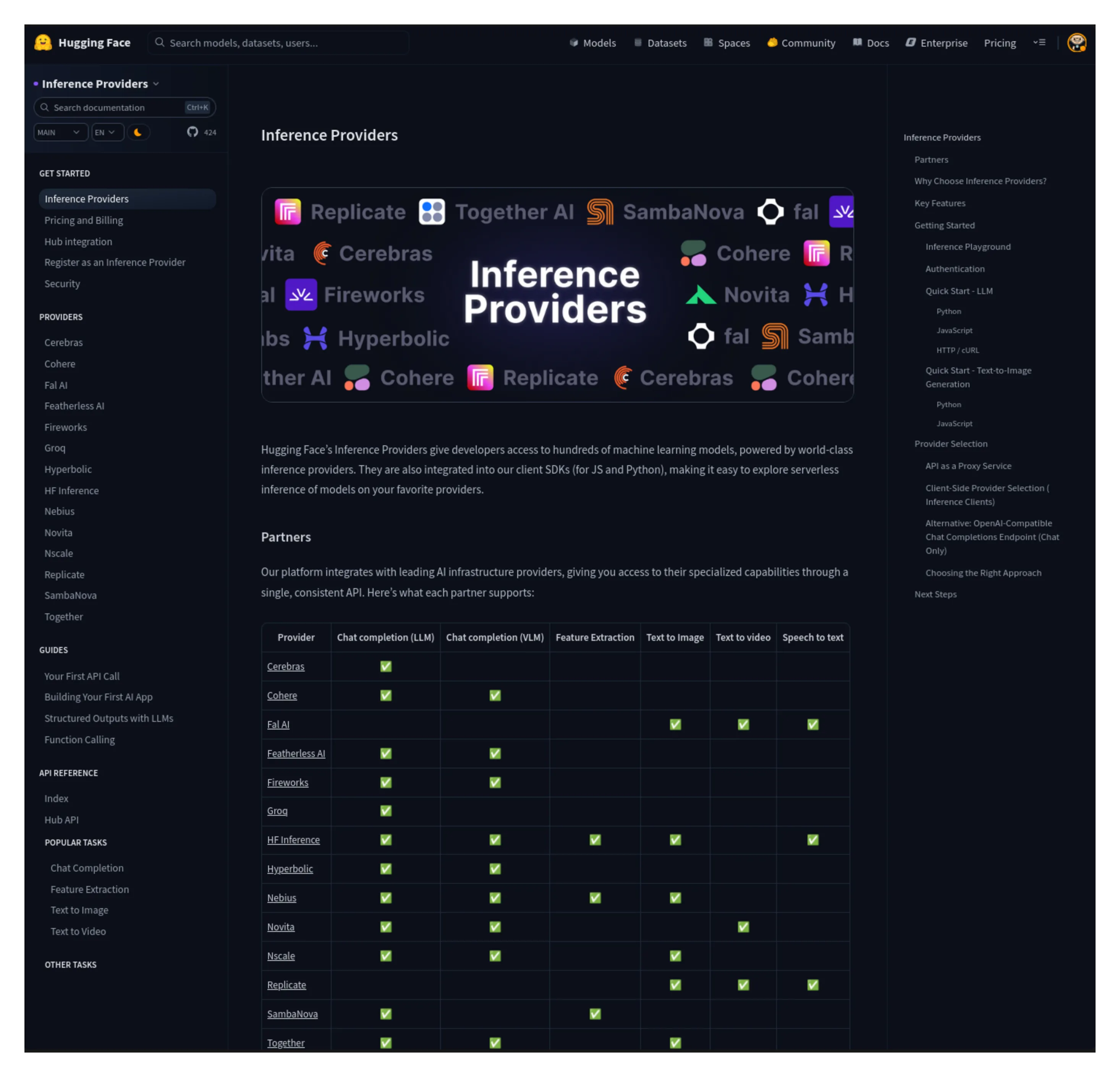 HuggingFace Inference Providers